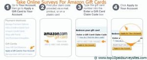Take Online Surveys For Amazon Gift Cards